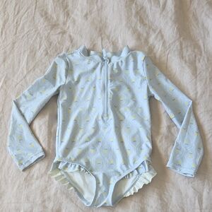 Carter's Light Blue and Yellow Kids Swim
